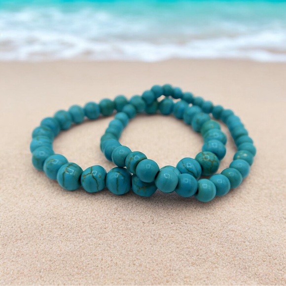 Natural Turquoise Bracelet - Picture 4 of 11